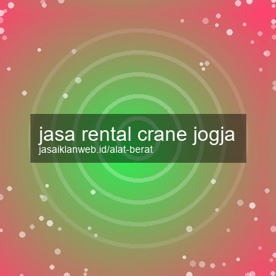 Jasa Rental Crane Jogja