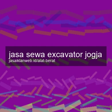 Jasa Sewa Excavator Jogja