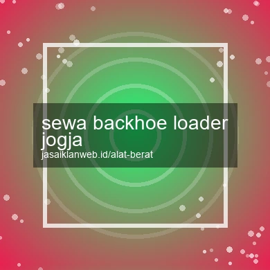 Sewa Backhoe Loader Jogja