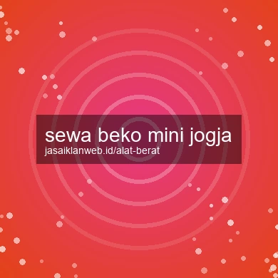 Sewa Beko Mini Jogja