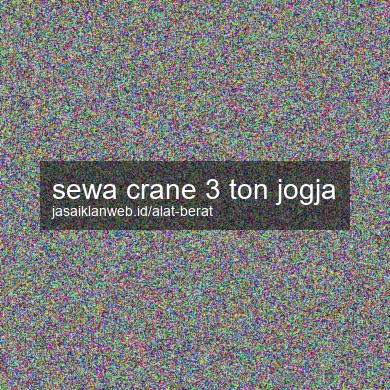 Sewa Crane 3 Ton Jogja