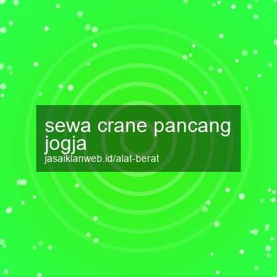 Sewa Crane Pancang Jogja