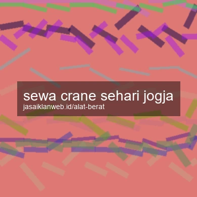 Sewa Crane Sehari Jogja