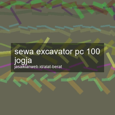 Sewa Excavator Pc 100 Jogja
