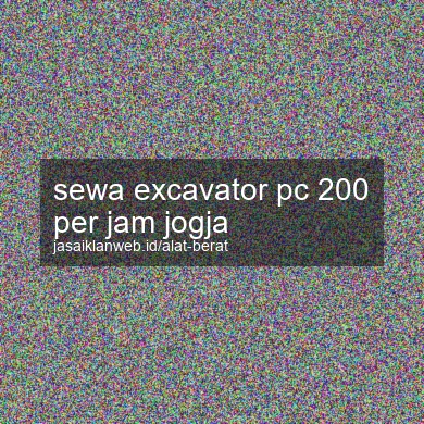 Sewa Excavator Pc 200 Per Jam Jogja