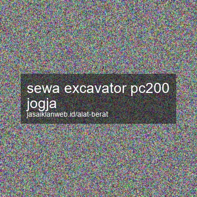Sewa Excavator Pc200 Jogja