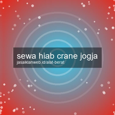Sewa Hiab Crane Jogja