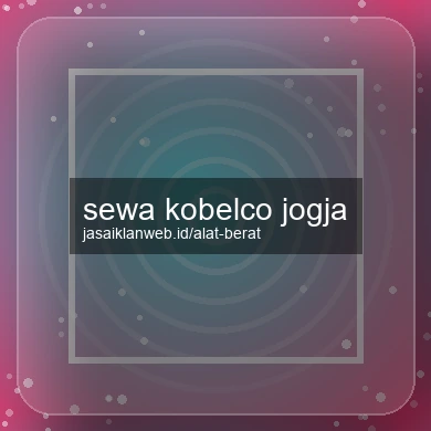 Sewa Kobelco Jogja