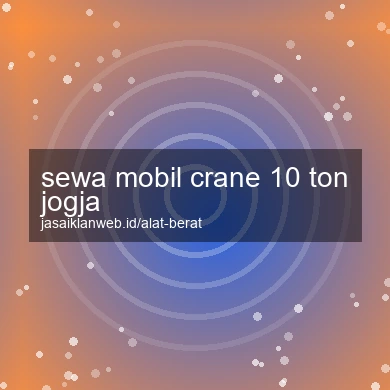 Sewa Mobil Crane 10 Ton Jogja