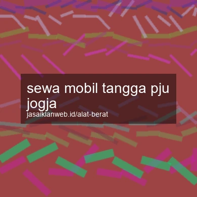 Sewa Mobil Tangga Pju Jogja