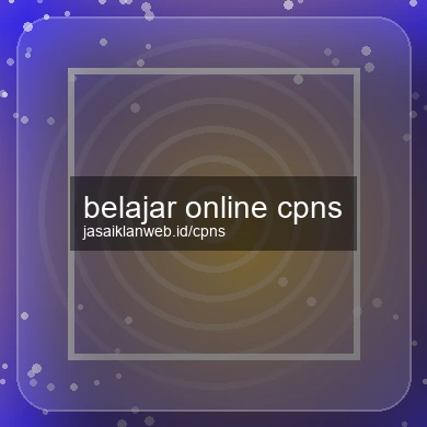 Belajar Online Cpns