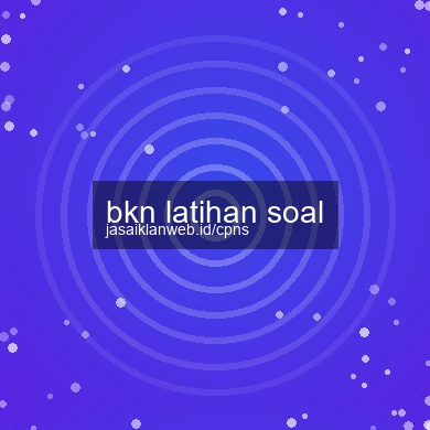 Bkn Latihan Soal