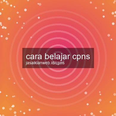 Cara Belajar Cpns