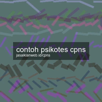Contoh Psikotes Cpns