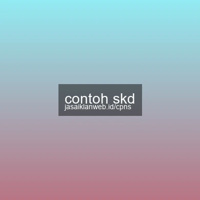 Contoh Skd