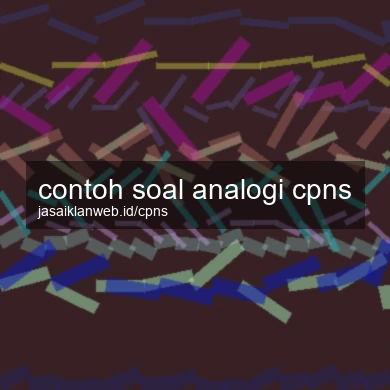 Contoh Soal Analogi Cpns