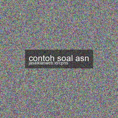 Contoh Soal Asn