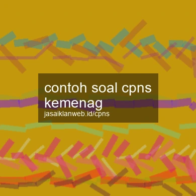Contoh Soal Cpns Kemenag