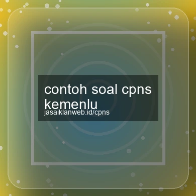 Contoh Soal Cpns Kemenlu
