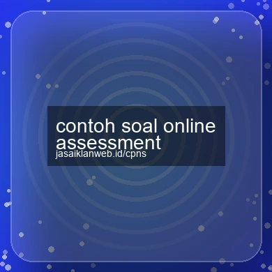Contoh Soal Online Assessment