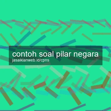 Contoh Soal Pilar Negara