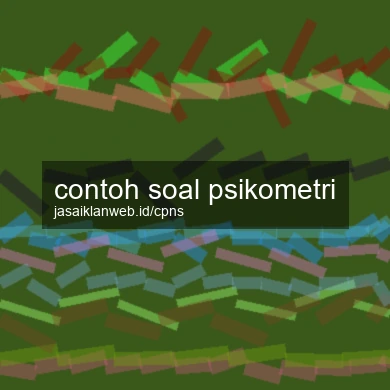 Contoh Soal Psikometri