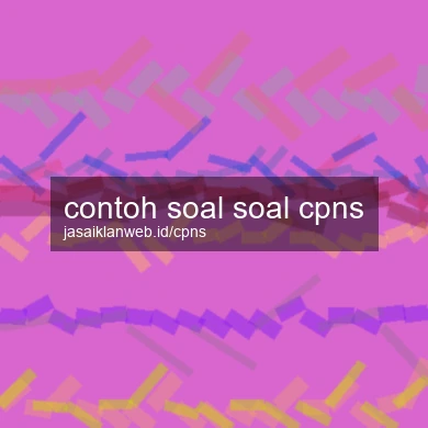 Contoh Soal Soal Cpns