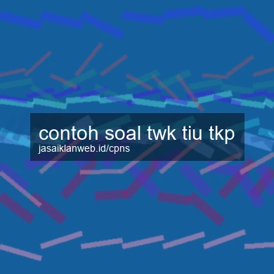 Contoh Soal Twk Tiu Tkp