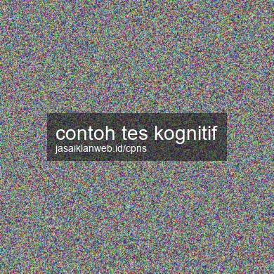 Contoh Tes Kognitif