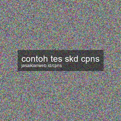 Contoh Tes Skd Cpns