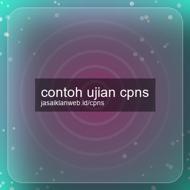 Contoh Ujian Cpns