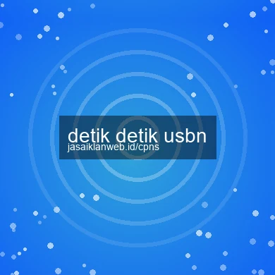 Detik Detik Usbn