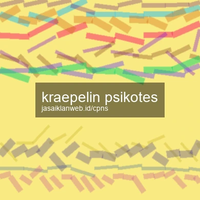 Kraepelin Psikotes
