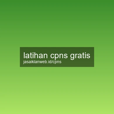 Latihan Cpns Gratis