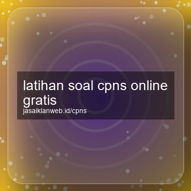 Latihan Soal Cpns Online Gratis