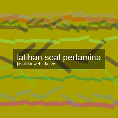 Latihan Soal Pertamina