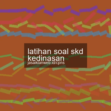 Latihan Soal Skd Kedinasan