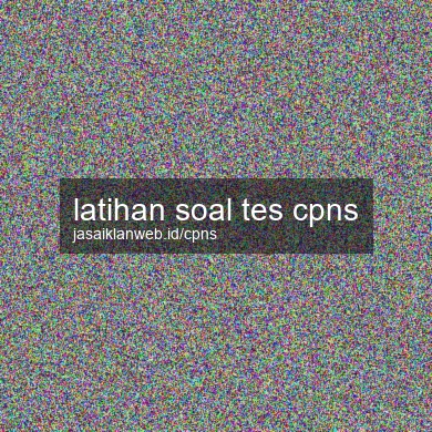 Latihan Soal Tes Cpns