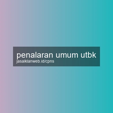 Penalaran Umum Utbk