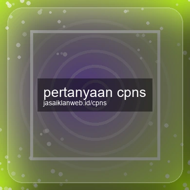 Pertanyaan Cpns