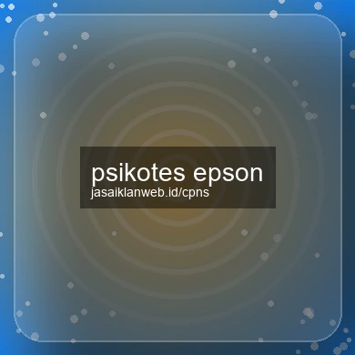 Psikotes Epson