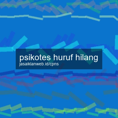 Psikotes Huruf Hilang
