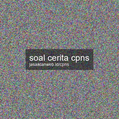 Soal Cerita Cpns