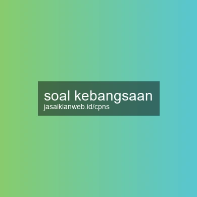 Soal Kebangsaan