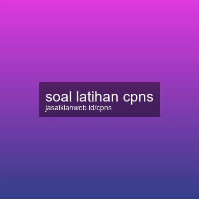 Soal Latihan Cpns