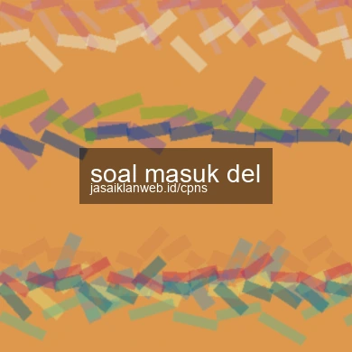 Soal Masuk Del