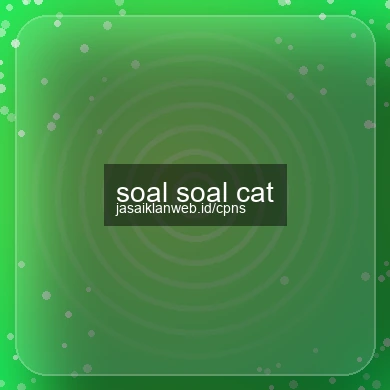 Soal Soal Cat