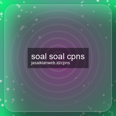 Soal Soal Cpns