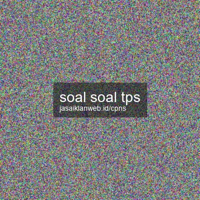 Soal Soal Tps