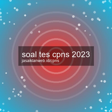 Soal Tes Cpns 2023